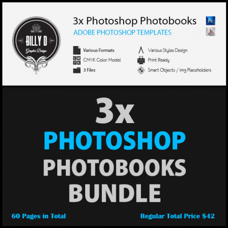 3x Photoshop Photobooks Bundle kfea