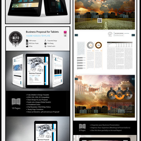 5x Digital Publishing Templates Bundle v4