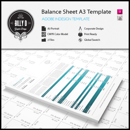 Balance Sheet A3 Template - kfea