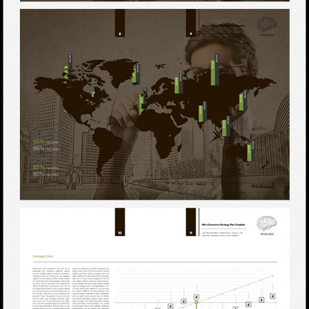 Mini eCommerce Strategy Plan Digital Template Preview Image 590x