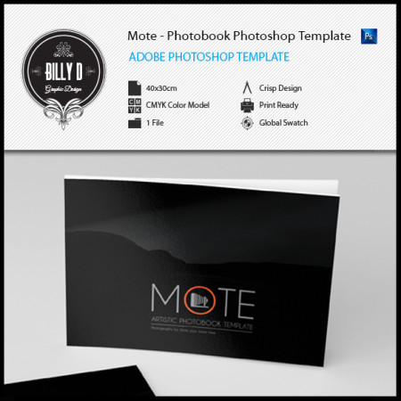 Mote - Photobook Photoshop Template kfea