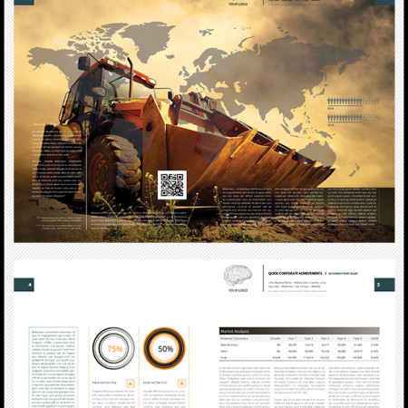 Quick Corporate Achievements Template Preview Image 590x