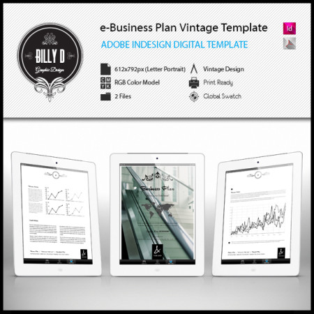 e-Business Plan Vintage Template kfea