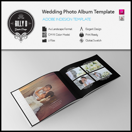 Wedding Photo Album Template kfea