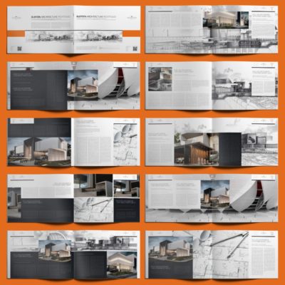 Alkyon Architecture Portfolio A4 Landscape - Layouts