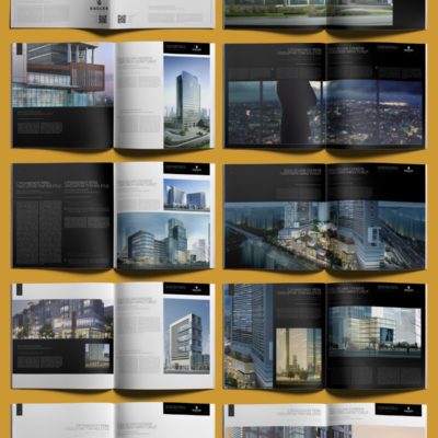 Architecture Portfolio Square Format Template - Layouts