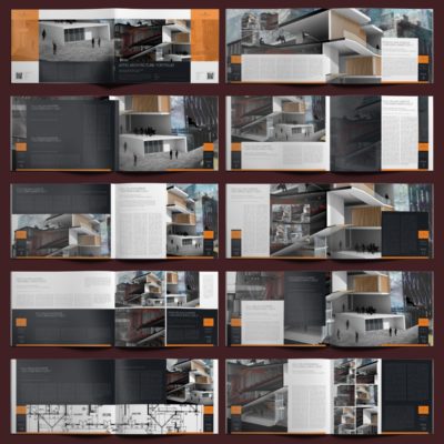 Artio Architecture Portfolio A4 Landscape - Layouts