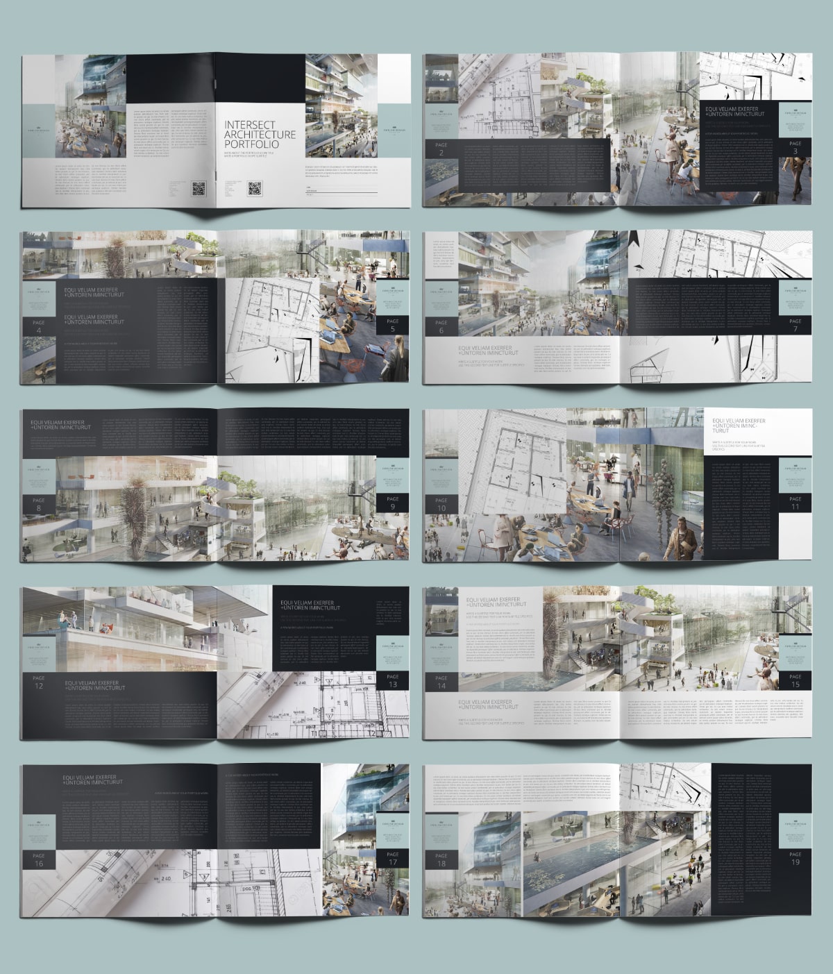 Intersect Architecture Portfolio US Letter Landscape - Layouts