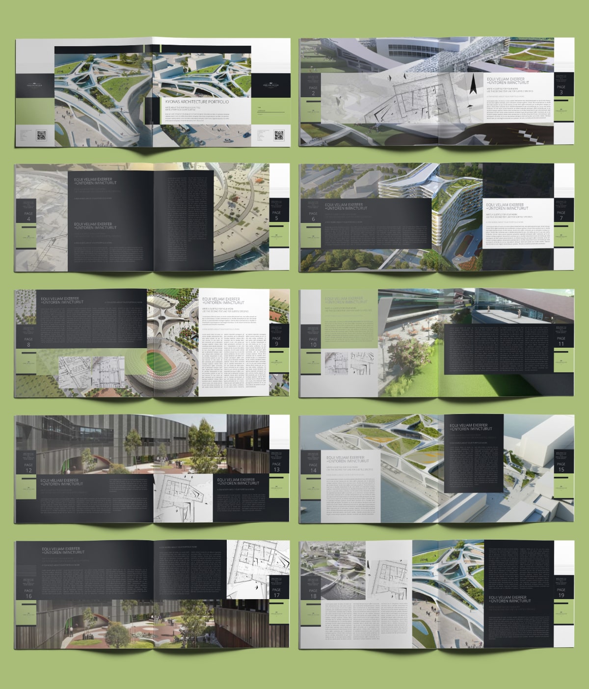 Kyonas Architecture Portfolio US Letter Landscape - Layouts