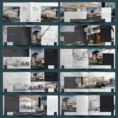 Stylus Architecture Portfolio A4 Landscape - Layouts