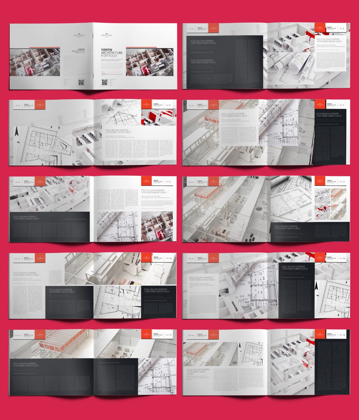 Vakon Architecture Portfolio US Letter Landscape - Layouts
