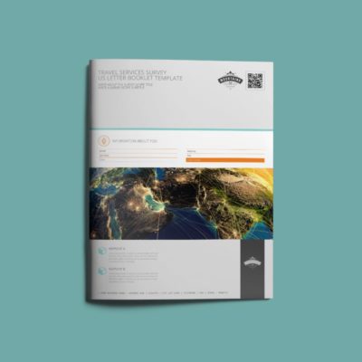 Travel Services Survey US Letter Booklet Template