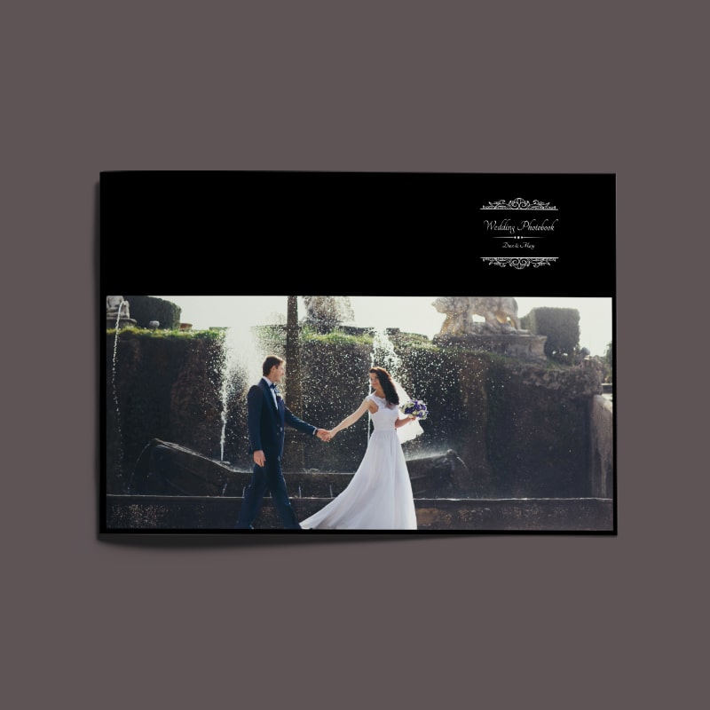 White Wedding Album Template  Album design, Wedding album design